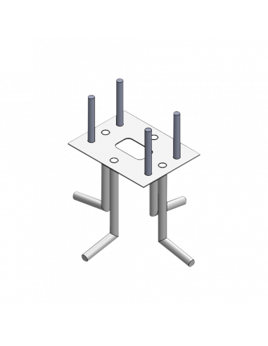 Ancla Para Sujeción al Piso Compatible con Todas las Barreras Vehiculares XB, XBF y XBS