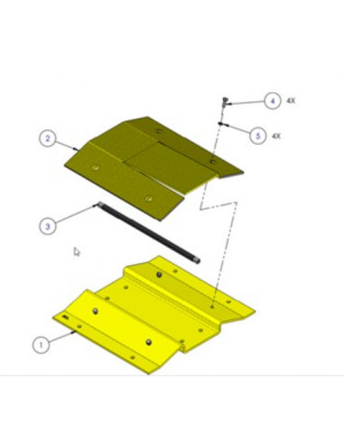 Adaptador de picos para barrera 1603-180