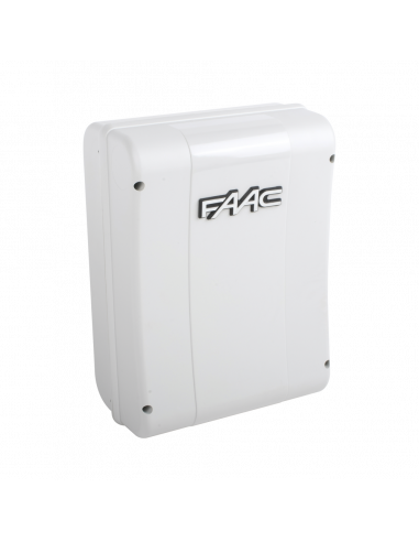 Cuadro de mando FAAC E024S para operadores abatibles FAAC S418 y FAAC 770N